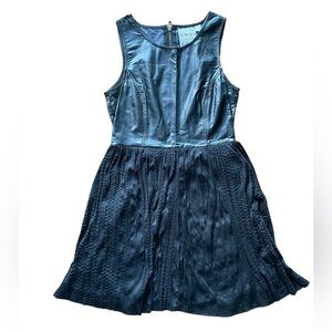Others Follow Black Leather Dress